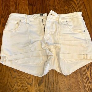 White American Eagle Jean Shorts